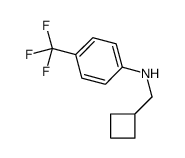 CYCLOBUTYLMETHYL-(4-TRIFLUOROMETHYL-PHENYL)-AMINE Structure