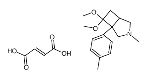 7,7-Dimethoxy-3-methyl-1-p-tolyl-3-aza-bicyclo[3.2.0]heptane; compound with (E)-but-2-enedioic acid Structure