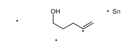 4-trimethylstannylpent-4-en-1-ol结构式