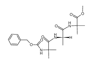 Z-Aib-L-Ala-Aib-OMe Structure