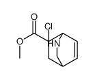 methyl 8-chloro-5-azabicyclo[2.2.2]oct-2-ene-8-carboxylate结构式