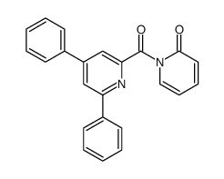 1-(4,6-diphenylpyridine-2-carbonyl)pyridin-2-one结构式