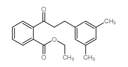 2'-CARBOETHOXY-3-(3,5-DIMETHYLPHENYL)PROPIOPHENONE Structure