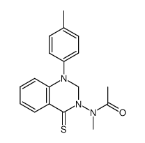 N-Methyl-N-(4-thioxo-1-p-tolyl-1,4-dihydro-2H-quinazolin-3-yl)-acetamide Structure