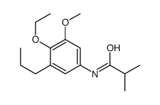 N-(4-ethoxy-3-methoxy-5-propylphenyl)-2-methylpropanamide结构式