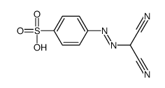 4-(dicyanomethyldiazenyl)benzenesulfonic acid结构式