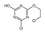 6-chloro-4-(2-chloroethoxy)-1H-1,3,5-triazin-2-one结构式