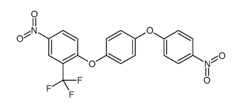 4-nitro-1-[4-(4-nitrophenoxy)phenoxy]-2-(trifluoromethyl)benzene结构式