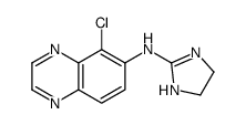 5-chloro-N-(4,5-dihydro-1H-imidazol-2-yl)quinoxalin-6-amine Structure