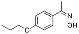 1-(4-Propoxyphenyl)-1-ethanone oxime结构式