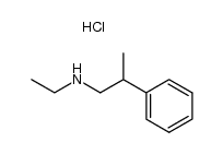 ethyl-(2-phenyl-propyl)-amine, hydrochloride结构式
