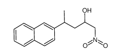 1-nitro-4-(2-naphthyl)-2-pentanol结构式