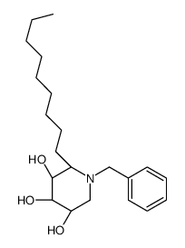 (2R,3S,4S,5R)-1-benzyl-2-nonylpiperidine-3,4,5-triol结构式