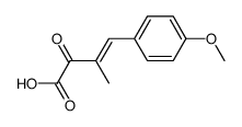 (E)-4-(4-methoxyphenyl)-3-methyl-2-oxobut-3-enoic acid Structure