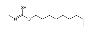 O-nonyl N-methylcarbamothioate结构式