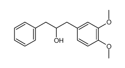 1-(3,4-dimethoxyphenyl)-3-phenylpropan-2-ol结构式