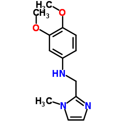 3,4-Dimethoxy-N-[(1-methyl-1H-imidazol-2-yl)methyl]aniline Structure