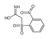 2-(2-nitrophenyl)sulfonylacetamide Structure