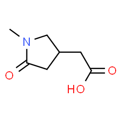 1-Methyl-5-oxo-3-Pyrrolidineacetic acid Structure