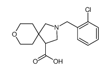 8-Oxa-2-azaspiro[4.5]decane-4-carboxylic acid, 2-[(2-chlorophenyl)methyl] Structure