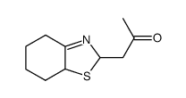 1-(2,4,5,6,7,7a-hexahydro-benzothiazol-2-yl)-propan-2-one Structure