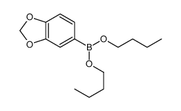 1,3-benzodioxol-5-yl(dibutoxy)borane结构式