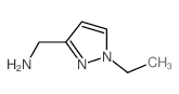 [(1-Ethyl-1H-pyrazol-3-yl)methyl]amine structure