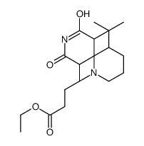 ethyl 3-(5-ethyl-7,11-dimethyl-8,10-dioxo-1,9-diazaspiro[5.5]undecan-1-yl)propanoate Structure