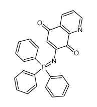 7-((triphenyl-5-phosphanylidene)amino)quinoline-5,8-dione Structure