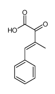 3-methyl-2-oxo-4-phenylbut-3-enoic acid Structure