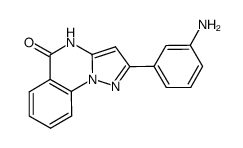 2-(3-aminophenyl)-4H-pyrazolo[1,5-a]quinazolin-5-one Structure