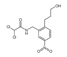 dichloro-acetic acid-[2-(3-hydroxy-propyl)-5-nitro-benzylamide] Structure