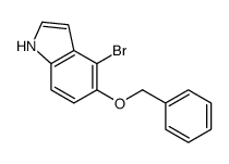 4-bromo-5-phenylmethoxy-1H-indole Structure