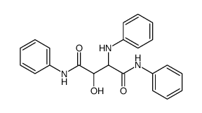2-anilino-3-hydroxy-succinic acid dianilide结构式