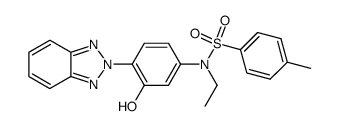 2-benzotriazol-2-yl-5-[ethyl-(toluene-4-sulfonyl)-amino]-phenol结构式