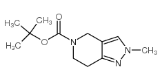 5-BOC-2-METHYL-6,7-DIHYDRO-2H-PYRAZOLO[4,3-C]PYRIDINE Structure