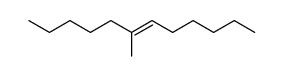 (E)-6-methyl-6-dodecene Structure