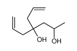 4-prop-2-enylhept-6-ene-2,4-diol Structure