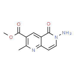 Methyl 6-amino-2-methyl-5-oxo-5,6-dihydro-1,6-naphthyridine-3-carboxylate结构式