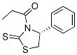 1-[(4R)-4-苯基-2-硫代-3-噻唑烷基]-1-丙酮结构式