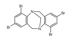 (+/-)-2,4,8,10-tetrabromo-6H,12H-5,11-methanodibenzo[b,f][1,5]diazocine Structure