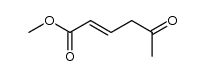 5-Oxo-hex-2-en-saeure-methylester结构式