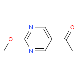 1-(2-Methoxypyrimidin-5-yl)ethanone Structure