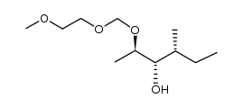 (2R,3S,4R)-2-((2-methoxyethoxy)methoxy)-4-methylhexan-3-ol Structure