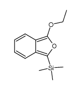 1-ethoxy-3-(trimethylsilyl)isobenzofuran Structure