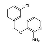 3-[(3-chlorophenyl)methoxy]pyridin-2-amine Structure