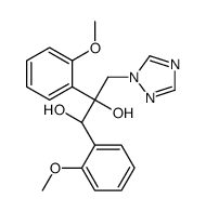 (1S,2R)-1,2-bis(2-methoxyphenyl)-3-(1,2,4-triazol-1-yl)propane-1,2-diol Structure