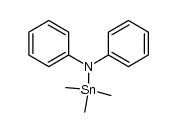 Diphenylamino-trimethyl-stannan Structure