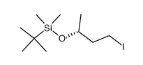 (R)-3-((tert-butyldimethylsilyl)oxy)-1-iodobutane结构式