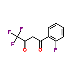 4,4,4-trifluoro-1-(2-fluorophenyl)butane-1,3-dione结构式